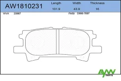 ������� PF-1498 AW1810231 Aywiparts AW1810231 ����