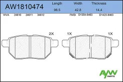 ������� PF-1519 AW1810474 Aywiparts AW1810474 ����