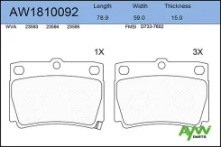 ������� PF-3391 AW1810092 Aywiparts AW1810092 ����