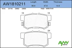 ������� PF-8255-8397-8292 AW1810211 Aywiparts AW1810211 ����