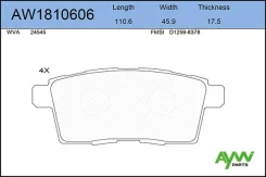 ������� PF-5814-5564 (PN) AW1810606 Aywiparts AW1810606 ����