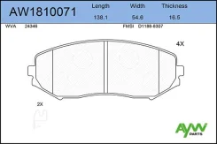 ������� PF-9802 AW1810071 Aywiparts AW1810071 ����