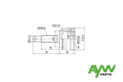 ���� MI-38A43 AW1510100A Aywiparts AW1510100A ����