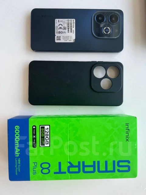 Infinix Smart 8 Plus. �/�, 128 ��, �����, 4G LTE ����