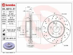 ���� ��������� Brembo 09. A613.51, �������� 09A61351 ����