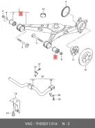 ����������� ������ ��������, ������ ��� Volkswagen Transporter V, Volkswagen Multivan VAG 7H0501131A 7H0501131A ����