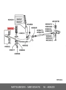 ����� ������ ���� ������������� | ����� | Mitsubishi MB185476 MB185476 ����