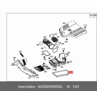 ������ ��������� ��� Mercedes-BENZ S-Class 13-, Mercedes-BENZ GLE, Mercedes-BENZ CLS 17- mercedes a-654-094-00-04 A6540940004 ����