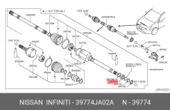������� ��������� ������� nissan 39774-ja02a 39774JA02A ����
