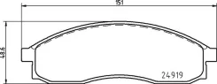 ������� ��������� �������� | ����� | (PF-2309) Nisshinbo NP2051 NP2051 ����