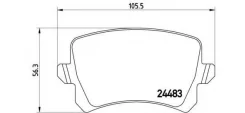 ������� ��������� �������� ������ ��� Volkswagen Passat, Volkswagen GOLF, AUDI A6 Brembo P 85 109 P85109 ����