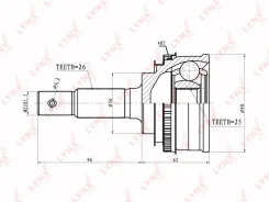 ���� �������� | ����� ����/��� | ��������� �������� LYNXauto CO-7525A-SP CO7525ASP ����
