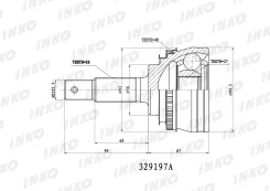 ���� ������� 26/27 ABS 48 | ����� ����/��� | INKO 329197A 329197A ����
