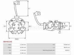�������� ���� Toyota Corolla (E120) 00-07 / Crown 03-12 AS-PL SBH6024S SBH6024S ����