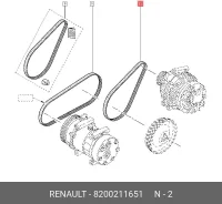 ������ ���������� Renault 8200211651 8200211651 ����