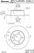 ���� ��������� Standard, ������ ��� OPEL Movano B, Renault Master III, Nissan NV400 Brembo 08. B829.10 08B82910 ����