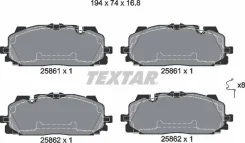 ������� ���� ����� VAG ��� ���� (Q7) Textar 2586101 ������ 4M0698151AM(AP, �H, �T, �BH)/4K0698151 2586101 ����