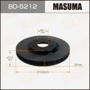 ���� ��������� Masuma, front Honda Accord / CU2 [��.2] Masuma, �������� BD5212 ����