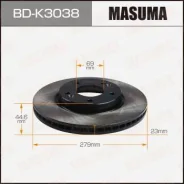 ���� ��������� Masuma, front KIA CEED II, Seltos [��.2] BD-K3038 Masuma, �������� BDK3038 ����