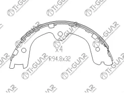 ��������� ������� /������ �������� 4�� /���������� /Tiguar ��� Nissan Frontier D40, Pathfinder R51; TG0623; (FN0623) 44060028VA 44060EA025 Tiguar TG06...