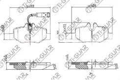 ��������� ������� �������� /������ /�������� 4�� /Tiguar ��� Mercedes VITO 2003; TG4804; (PN0407W) 0004216210 0014211010 Tiguar TG4804 ����