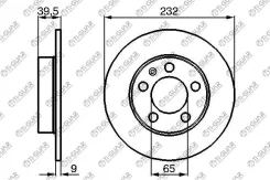 ���� ��������� /������ /Tiguar ��� Volkswagen POLO 2010, Skoda Octavia 19962010, Rapid 2012, POLO VI 2020; 232/9��; Tgbds0023 RN1084 1J0615601 1806156...