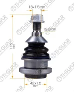 ������� ����� /�������� ������ /����� Tiguar ��� MercedesBenz Mlclass 20042011 Glclass 20062012; D=42�1,5; TGBJ0030; 1643300935 A1643300935 3340601 Ti...