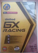 United Oil GX Racing. 5W-40, �������������, 4��. ����