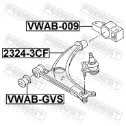 ����������� ��������� ������ | ��� ����/��� | Febest VWAB009 VWAB009 ����