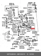��������� ������� ������ ��������� mitsubishi mb160670 MB160670 ����