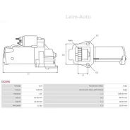������� Mazda 3 03-09 / 6 02-12 (1 kW/ Z=11/ (L=209mm S5259S ����