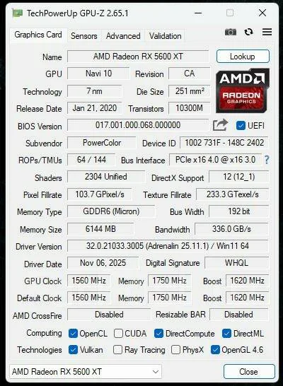 Radeon RX 5600 XT ����