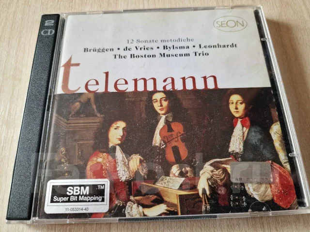 Audio CD. Telemann. 2 CD. 12 Sonate Metodiche. Фирменный. Австрия. Тор ...
