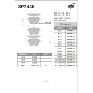 ������� ��������� �������� �������� �����:HI-Q AUDI TT (8J3), VW GOLF VI ��������� (517), VW GOLF VI Sangsin Brake SP2446 SP2446 ����
