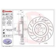 ���� ��������� (�������) Mercedes-Benz S-Class 05-13 / CL-Class 06-14 [178Brembo09A81711], �������� 09A81711 ����