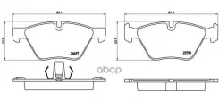 ������� ��������� (�������) BMW 5-Series 09-17 [178Brembop06060], �������� P06060 ����