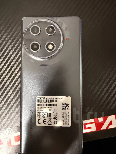 Tecno Camon 30S Pro. �/�, 256 ��, ������, 4G LTE, 5G, Dual-SIM, NFC ����