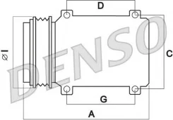 ���� � ������������ ����������, ����������� Denso DCP09007 DCP09007 ����