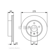 ���� ����. ���. ����. [276x22] 5 ���. [ Mercedes V200-V280/Vito 20/20D/23D 0986479R95 ����