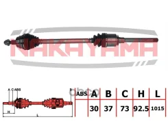 ��� ���������, �����. ������ MB (W166) ML350/ML400 11- (30x37x1015x73) Nakayama ���. ND2199NY ND2199NY ����