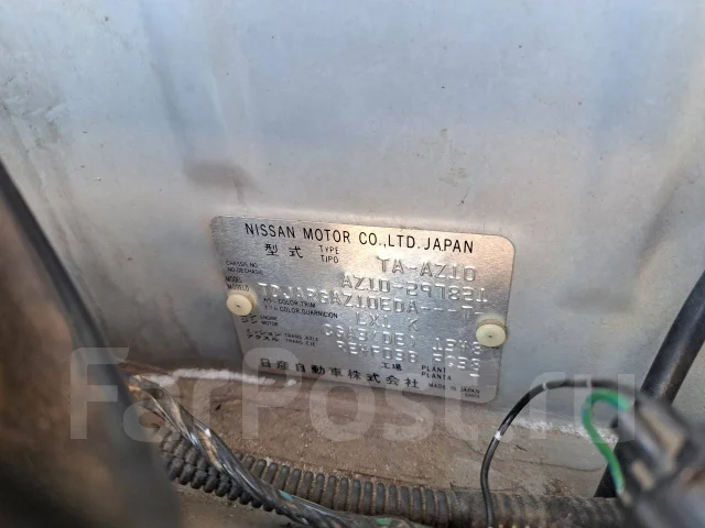Nissan Cube. AZ10, CGA3 ����