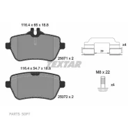 ������� ��������� �������� ������ Mercedes-BENZ S-Class 13- � ������������� ��������� Q+ Textar 2507103 2507103 ����