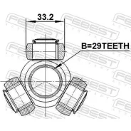 ������� 29X33.2 0216-C11 Febest 0216C11 0216C11 ����