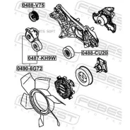 ���������� ����� 0490-6G72 Febest 04906G72 04906G72 ����