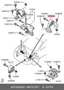 ����� ��������� ������ ��� Mitsubishi Lancer, Mitsubishi ASX, Mitsubishi Outlander II mitsubishi mn101387 MN101387 ����
