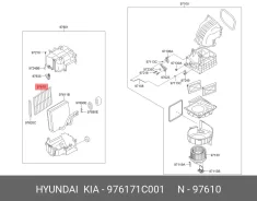 ������ ������ Hyundai/Kia 97617-1C001 976171C001 ����
