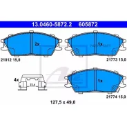 ������� ��������� �������� ������, Hyundai: Accent II 1.3/1.5/1.5 CRDi/1.6 00-05, Accent ����� 1.3/1.5/1.5 CRDi/1.6 99-, GETZ 1.1/1.3/1.3 i/1.4 i/1.5...