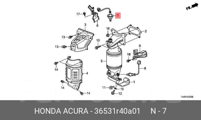 ����������� ������ Honda 36531-R40-A01 36531R40A01 ����