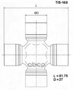 ���������� ���������� ���� 27*81,75 �� Isuzu �. �. 8943763730 TOYO TIS-169 TIS169 ����