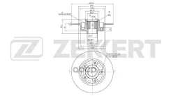 ���� ����. ����. Renault Megane III 08- Scenic III 08- Clio IV 13- (� ����������� � ABS) Zekkert ���. bs-6653 BS6653 ����